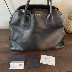 Authentic Prada Saffiano Cuir Handbag Free Shippi… - image 1